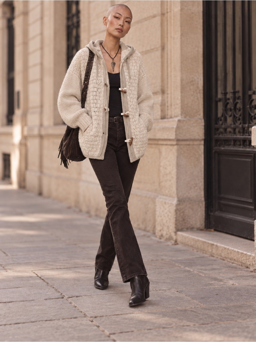Love Stitch Knit Cardigan Size M/L